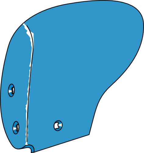Manure skimmer board RDG-17 L - left