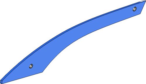 Moldboard slat SRP236OBL4 - left
