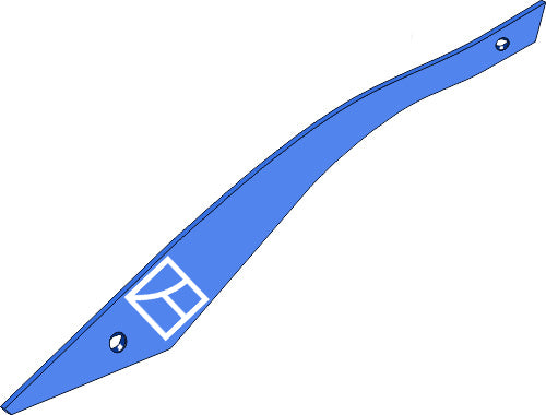 Moldboard slat SRP330WL4 - left