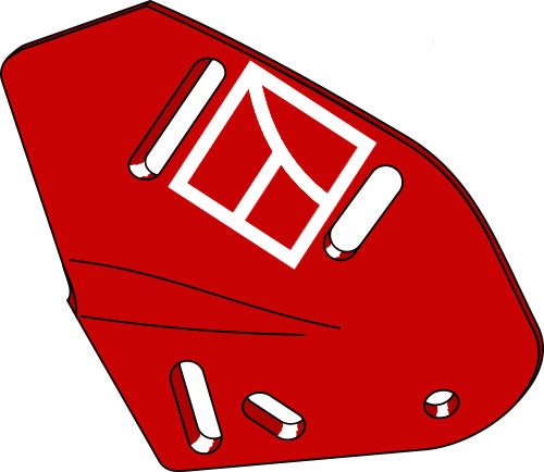 Bracket for trash board - right