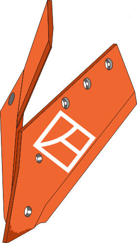 Reversible point share with share knife - left