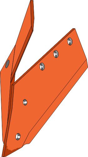 Reversible point share with share knife - left