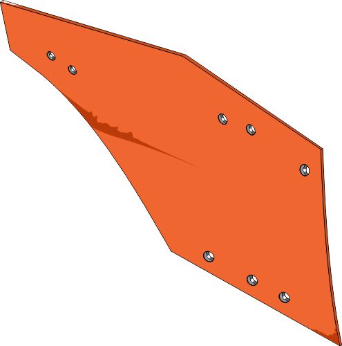 Moldboard one-piece - right
