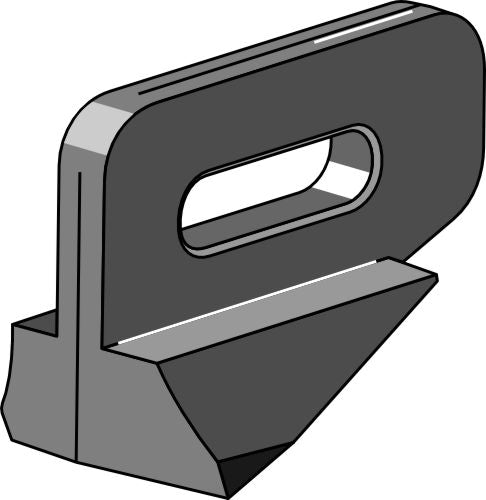 Cast heel - right/left