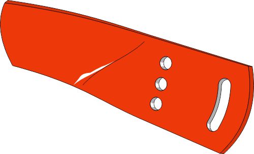Moldboard extension - right