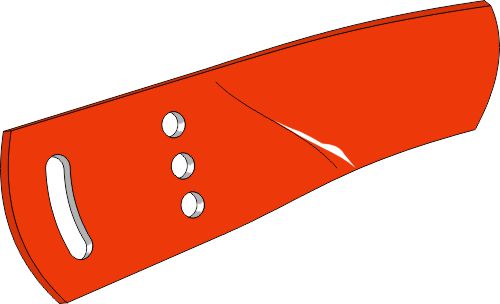 Moldboard extension - left