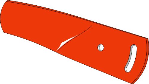Moldboard extension - right