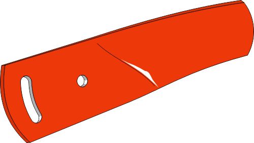 Moldboard extension - left