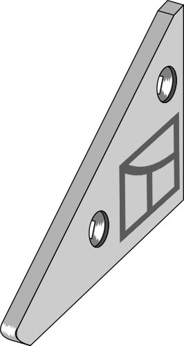 Landside tip - right