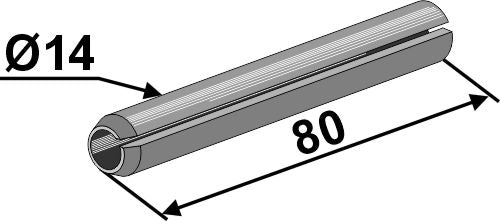 Clamping pin - Ø14x80