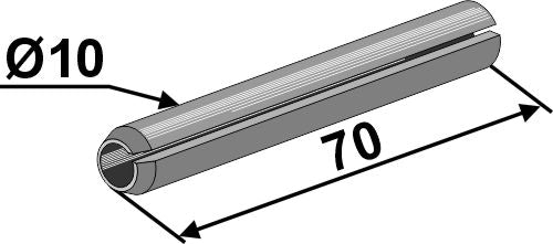 Clamping pin - Ø10x70