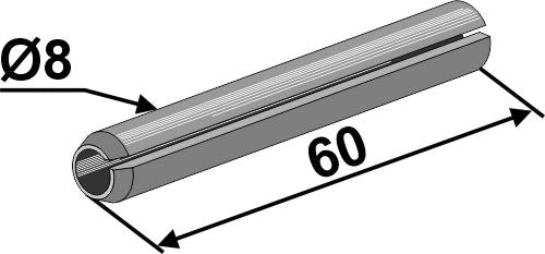 Clamping pin - Ø8x60