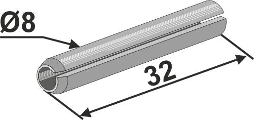 Clamping pin - Ø8x32