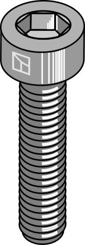 Hexagon socket bolt - M16x2x55 - 12.9