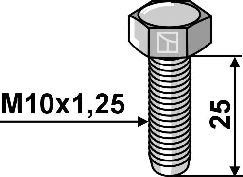 Bolt - M10x1,25