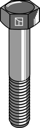 Hexagon bolt with metric fine thread - M14x1,5x55 - 12.9