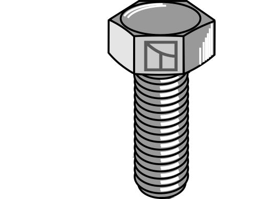 Hexagon bolt with metric fine thread - M16x1,5X30 - 10.9