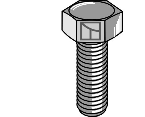 Hexagon bolt with metric fine thread - M16x1,5x35 - 10.9