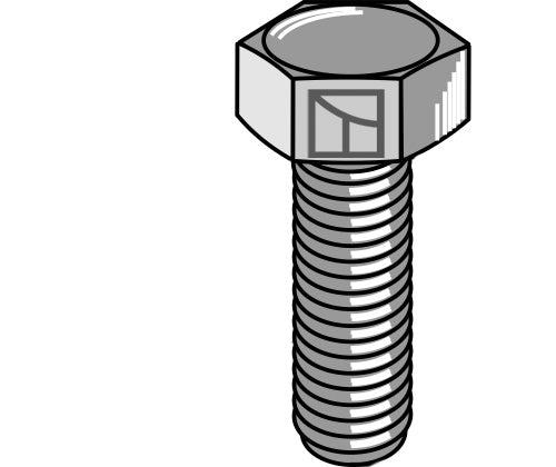 Hexagon bolt with metric fine thread - M16x1,5X40 - 10.9
