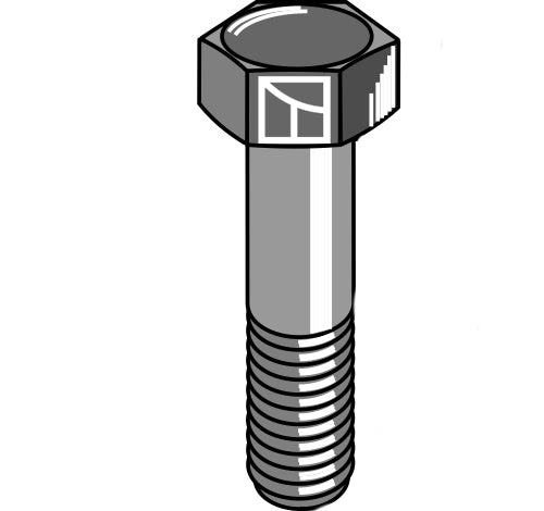 Hexagon bolt with metric fine thread - M16x1,5x45 - 12.9
