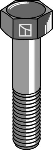Hexagon bolt with metric fine thread - M16x1,5X47 - 12.9