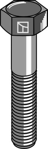 Hexagon bolt with metric fine thread - M16x1,5x57 - 12.9