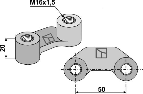 Lifting nut - M16x1,5