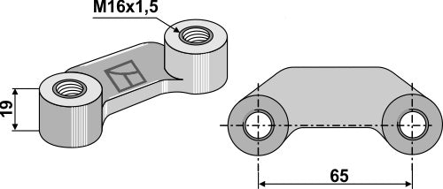 Lifting nut - M16x1,5
