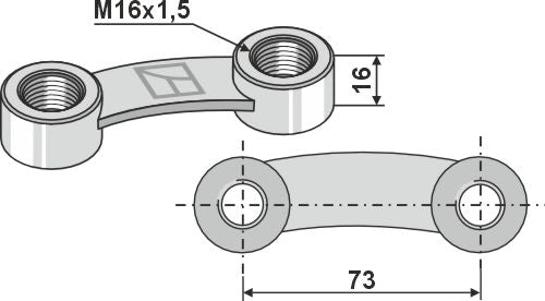 Lifting nut - M16x1,5