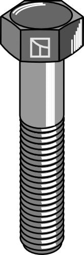 Hexagon bolt with metric fine thread - M18x1,5x60 - 10.9