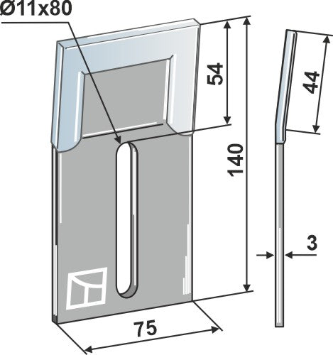 Scraper for packer rolls - DURAFACE