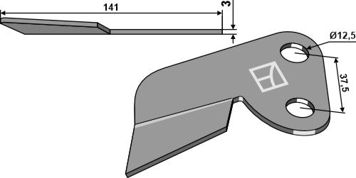 Scraper - left model