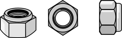 Self-locking hexagon nut - M16x1,5 - 10.9