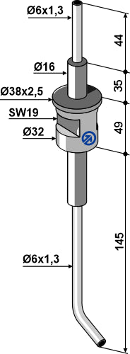 Fertilizer tube