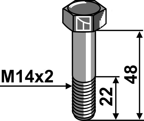 Bolt - M14x2