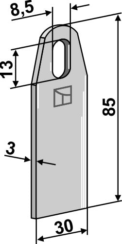 Scarifier blade
