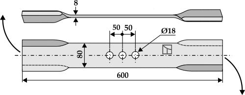 Mover-blade 600mm - right