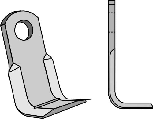 L-blade 145x60mm