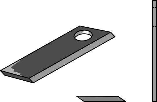 Rotary mower blade 110x40mm