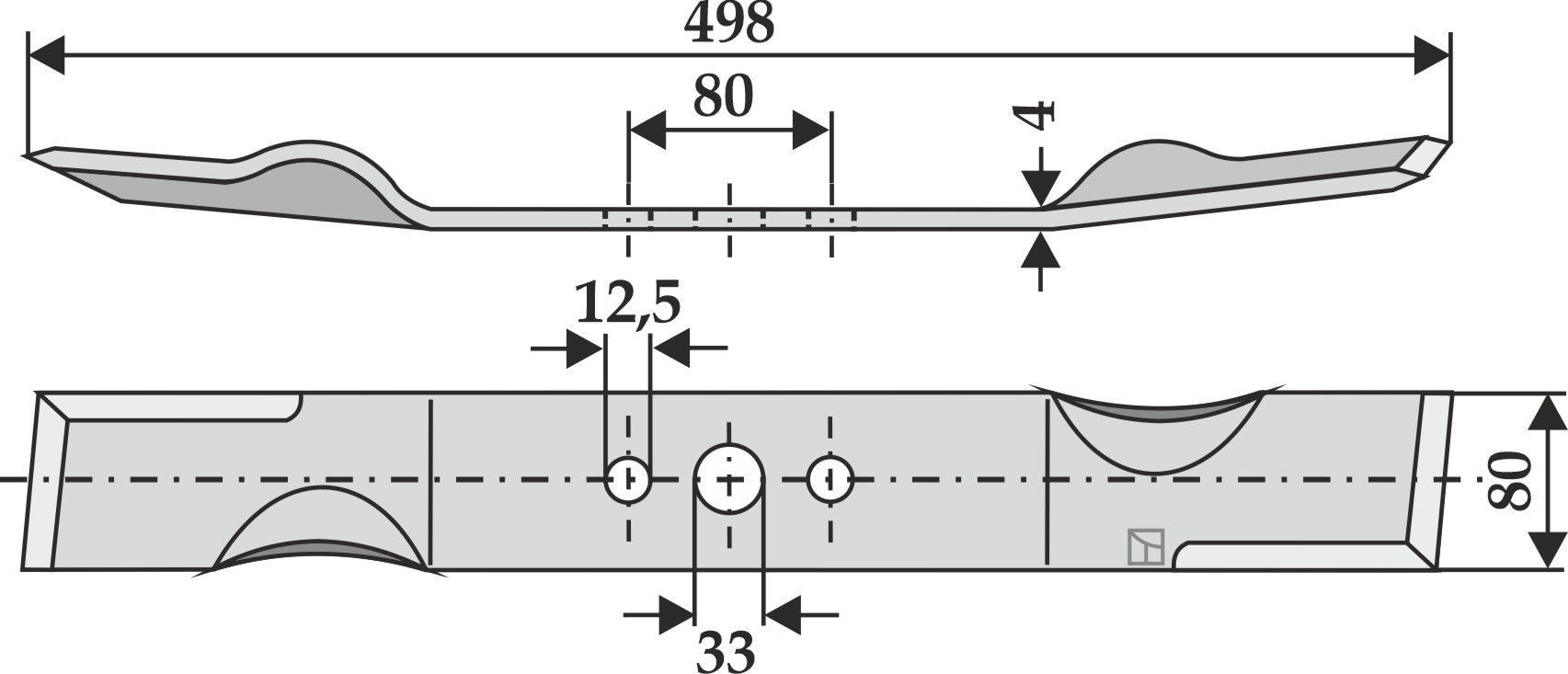 Mover-blade 498mm