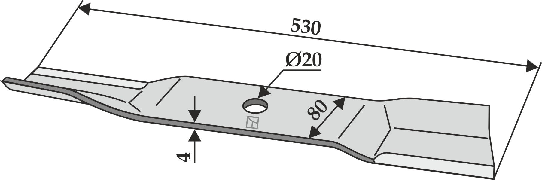 Mover-blade 530mm