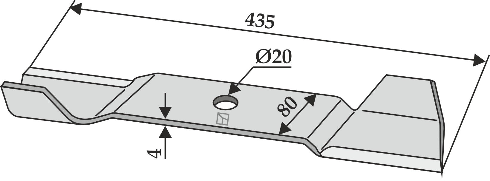 Mover-blade 435mm
