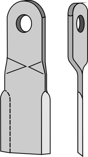 Comminution blade 390x90mm, left model