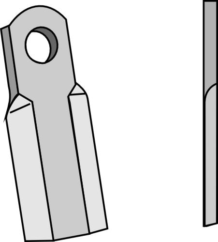 Straight blade 115x40mm