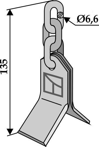 Y-blade 3 link-chain (RK 2 1/2 B)