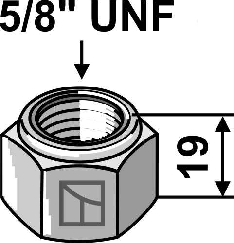Self-locking nut - 5/8''UNF