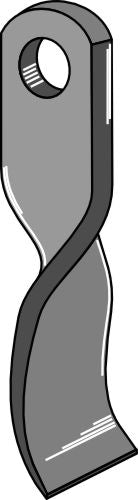 Twisted blade 160x40mm