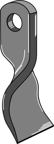 Twisted blade 160x50mm