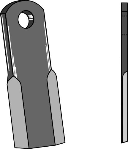 Straight blade 195x60mm