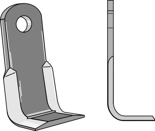 L-blade 198x60mm